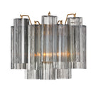 Crystorama - ADD-302-AG-SM - Two Light Wall Sconce - Addis - Aged Brass