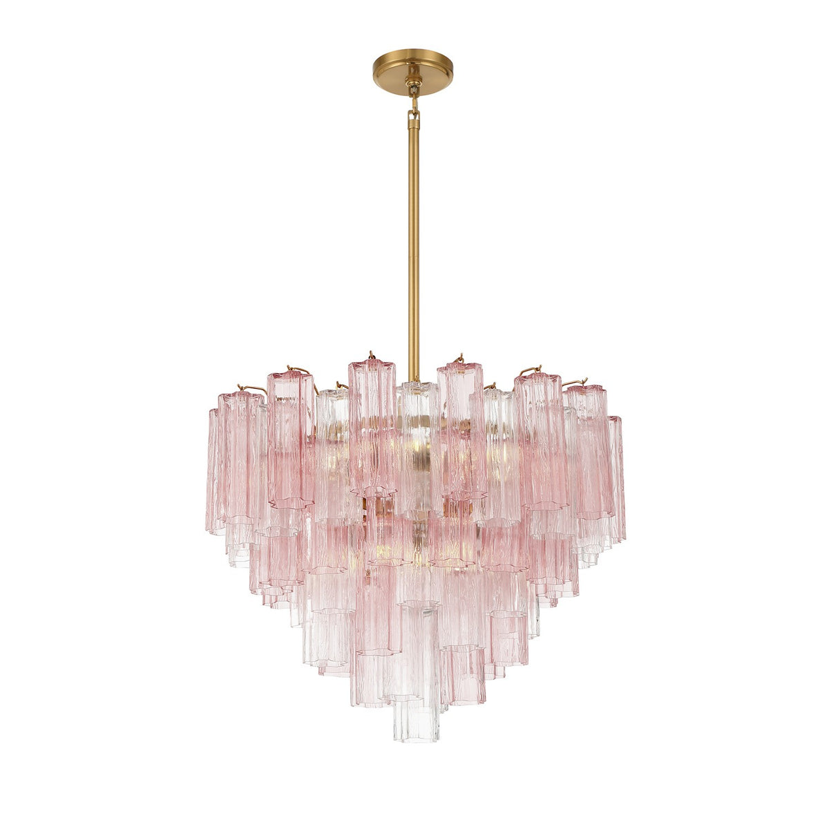 Crystorama - ADD-312-AG-SP - 12 Light Chandelier - Addis - Aged Brass