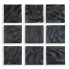 Uttermost - 04377 - Décoration murale, lot de 9 - Malosi - Noir mat