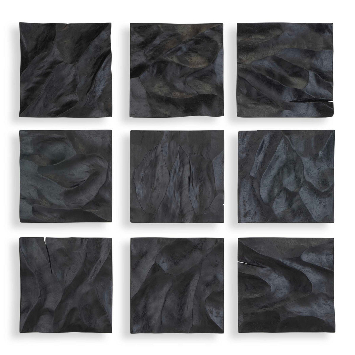 Uttermost - 04377 - Wall Decor, Set/9 - Malosi - Matte Black