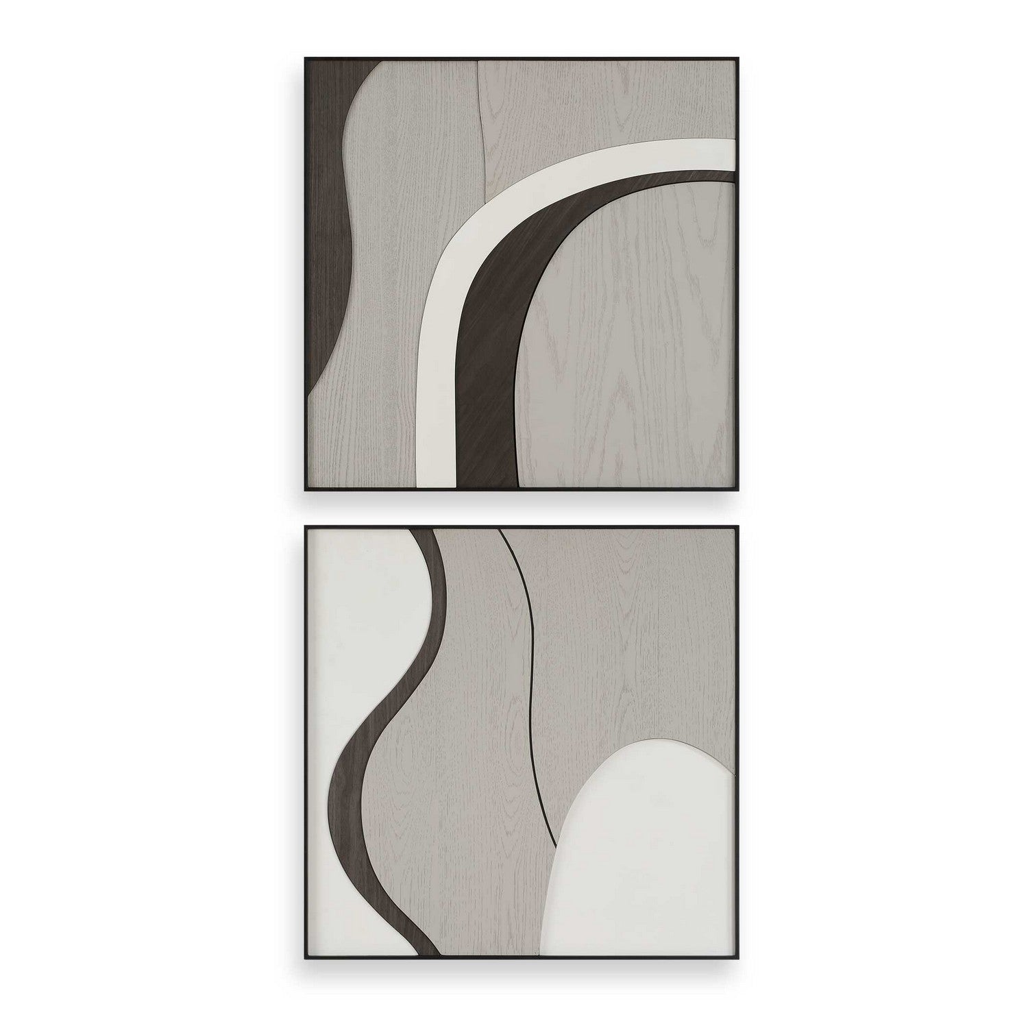 Uttermost - 04387 - Décoration murale - Joel - Noyer, gris et blanc