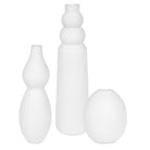 Uttermost - 18218 - Vases, lot de 3 - Forma - Céramique blanche