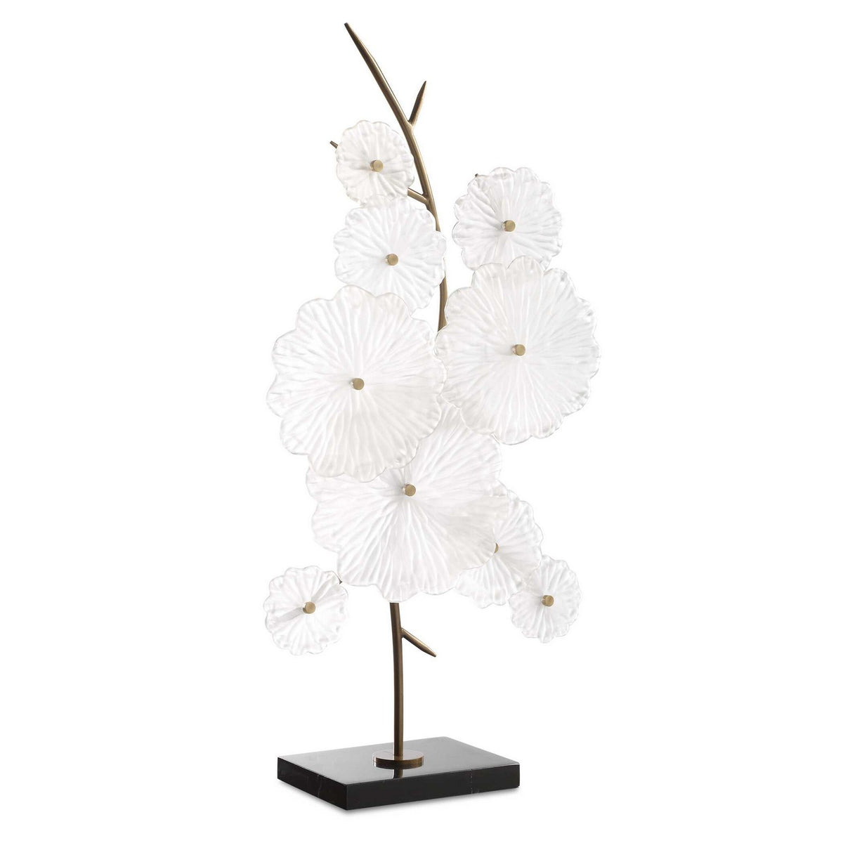 Uttermost - 18280 - Sculpture - Glass - Black Marble