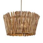 Uttermost - 21395 - Quatre Lumières Suspendu - Rhea - Laiton antique