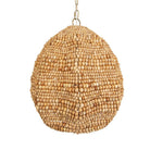 Uttermost - 21612 - Une lumière Suspension - Kauri - Laiton antique