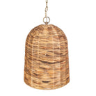 Uttermost - 21615 - Une lumière Suspension - Rotorua - Laiton antique
