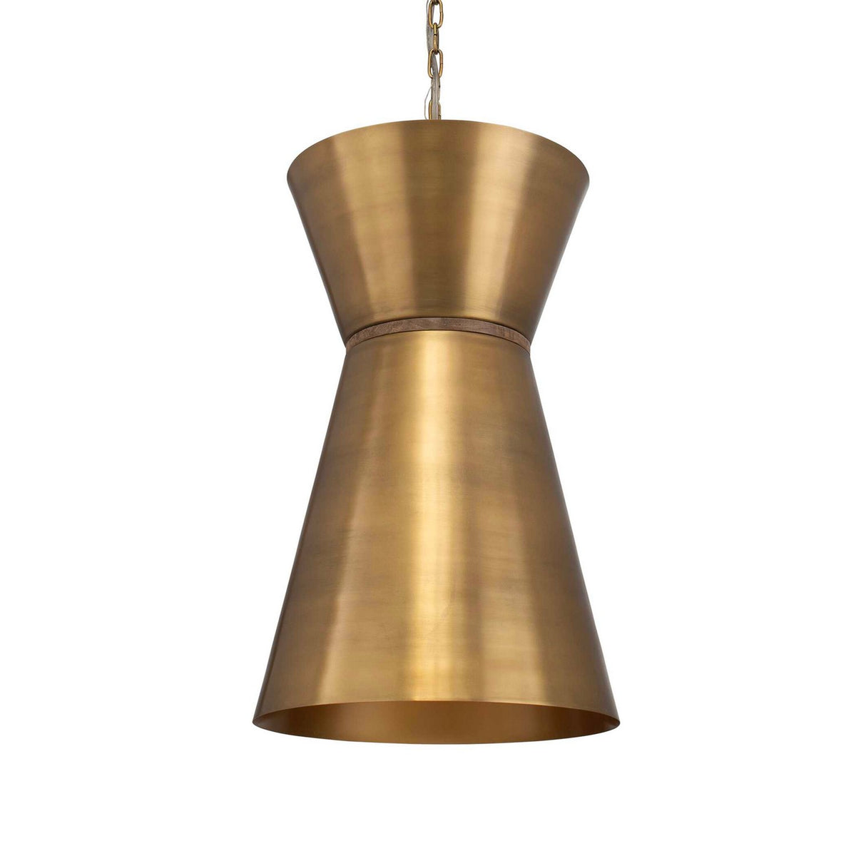 Uttermost - 21617 - Une lumière Suspension - Crocker - Laiton antique