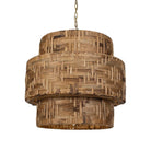 Uttermost - 21618 - Quatre Lumières Suspension - Jacinthe d'eau - Laiton antique