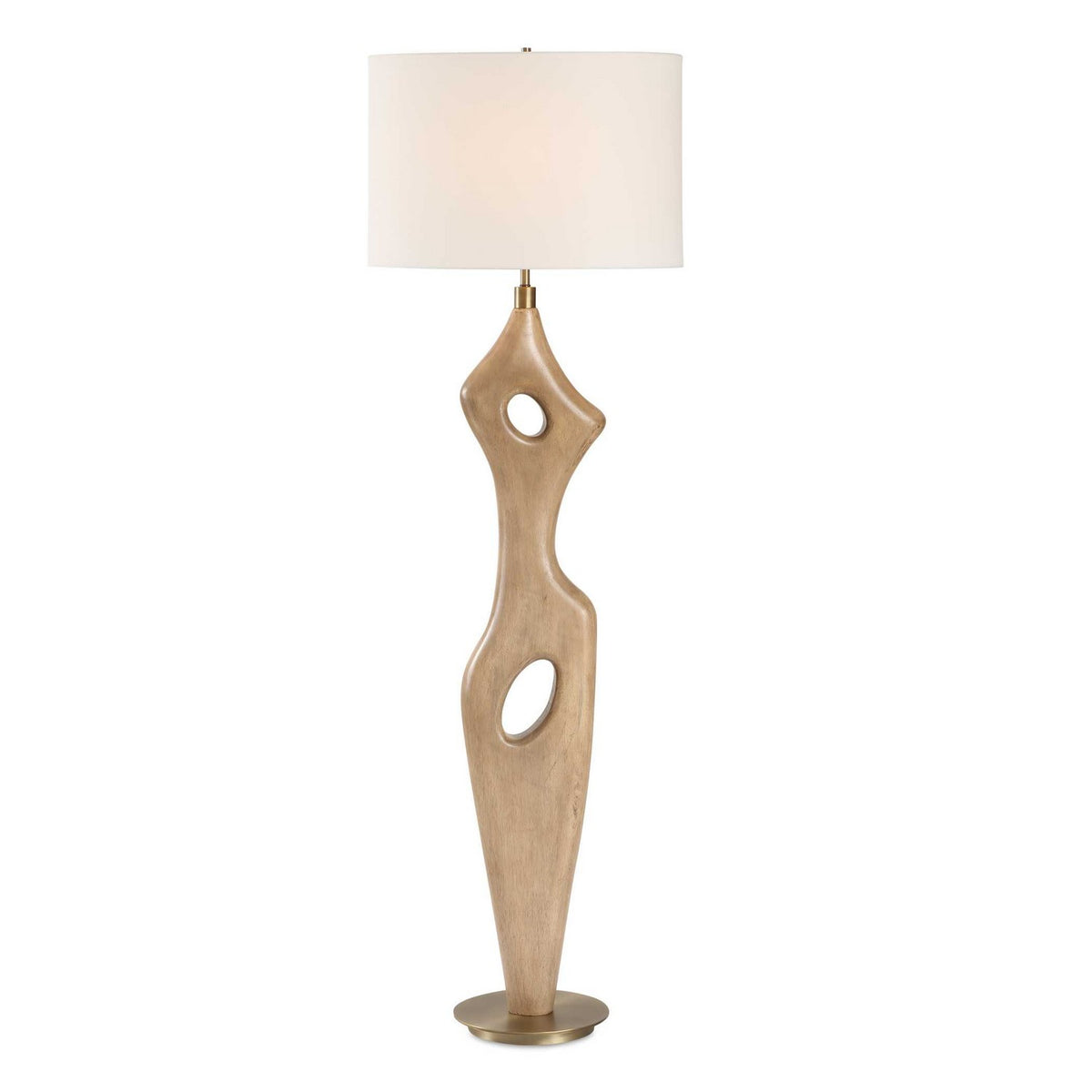 Uttermost - 30486-1 - Lampadaire à une lumière - Almyra - Laiton antique