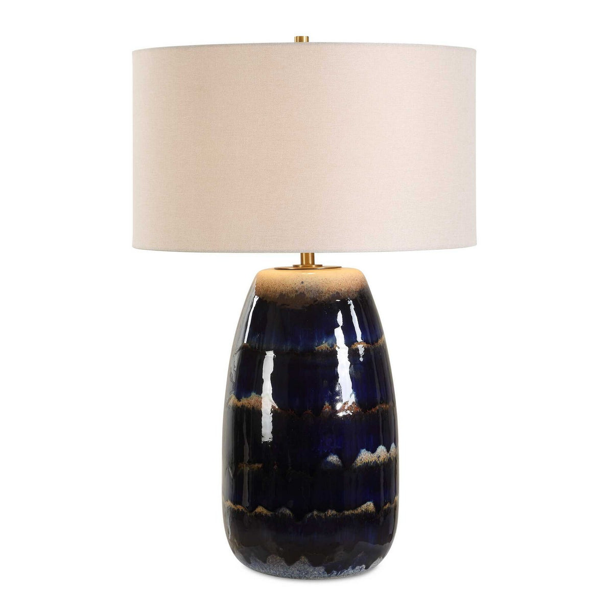 Uttermost - 30549 - Une lumière Lampe de table - Orléans - Laiton antique