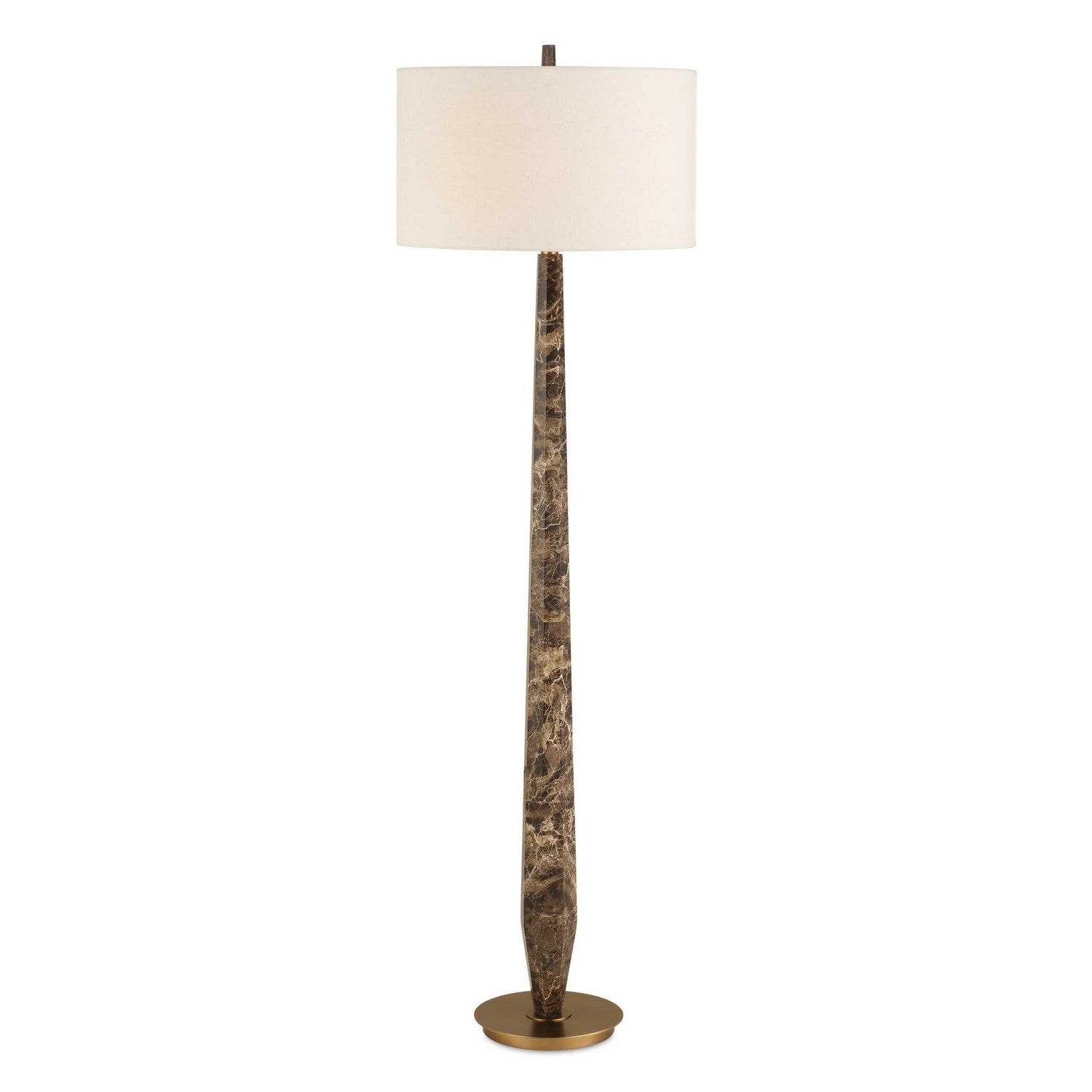 Uttermost - 30553 - Lampadaire à une lumière - Tyree - Plaqué laiton