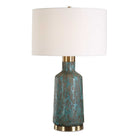 Uttermost - 30559 - Une lumière Lampe de table - Dauphine - Plaqué laiton antique