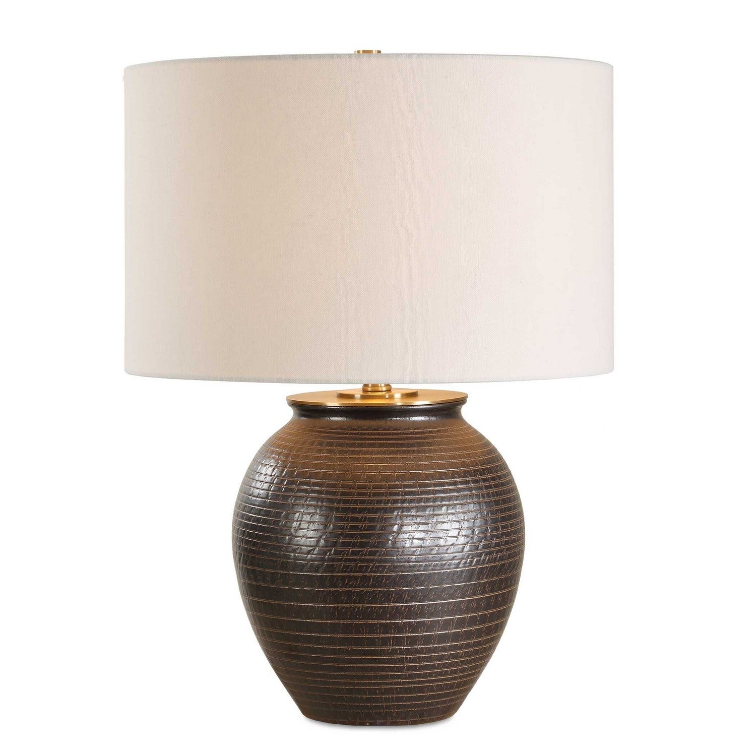 Uttermost - 30562-1 - One Light Table Lamp - Hawkins - Brass Plated