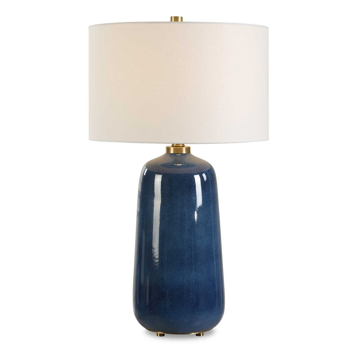 Uttermost - 30566 - Une lumière Lampe de table - Brae - Plaqué laiton