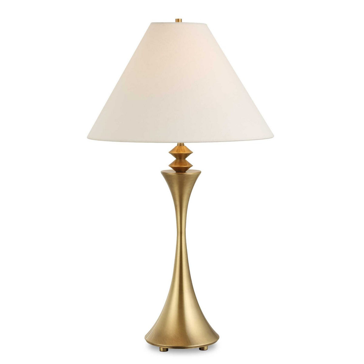 Uttermost - 30578 - Une lumière Lampe de table - Shaefer - Laiton plaqué