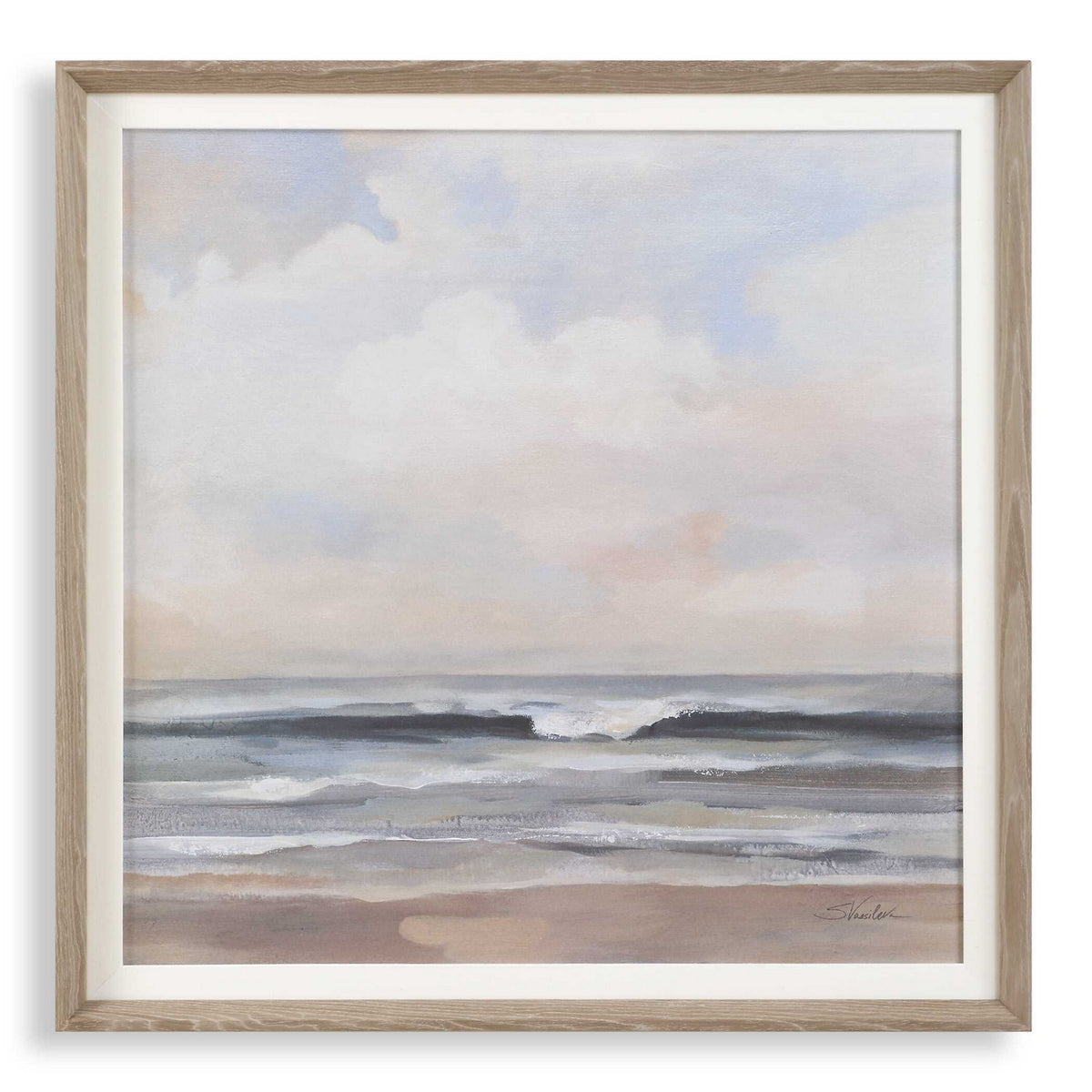 Uttermost - 32429 - Framed Print - Haze - Gray Washed Pine