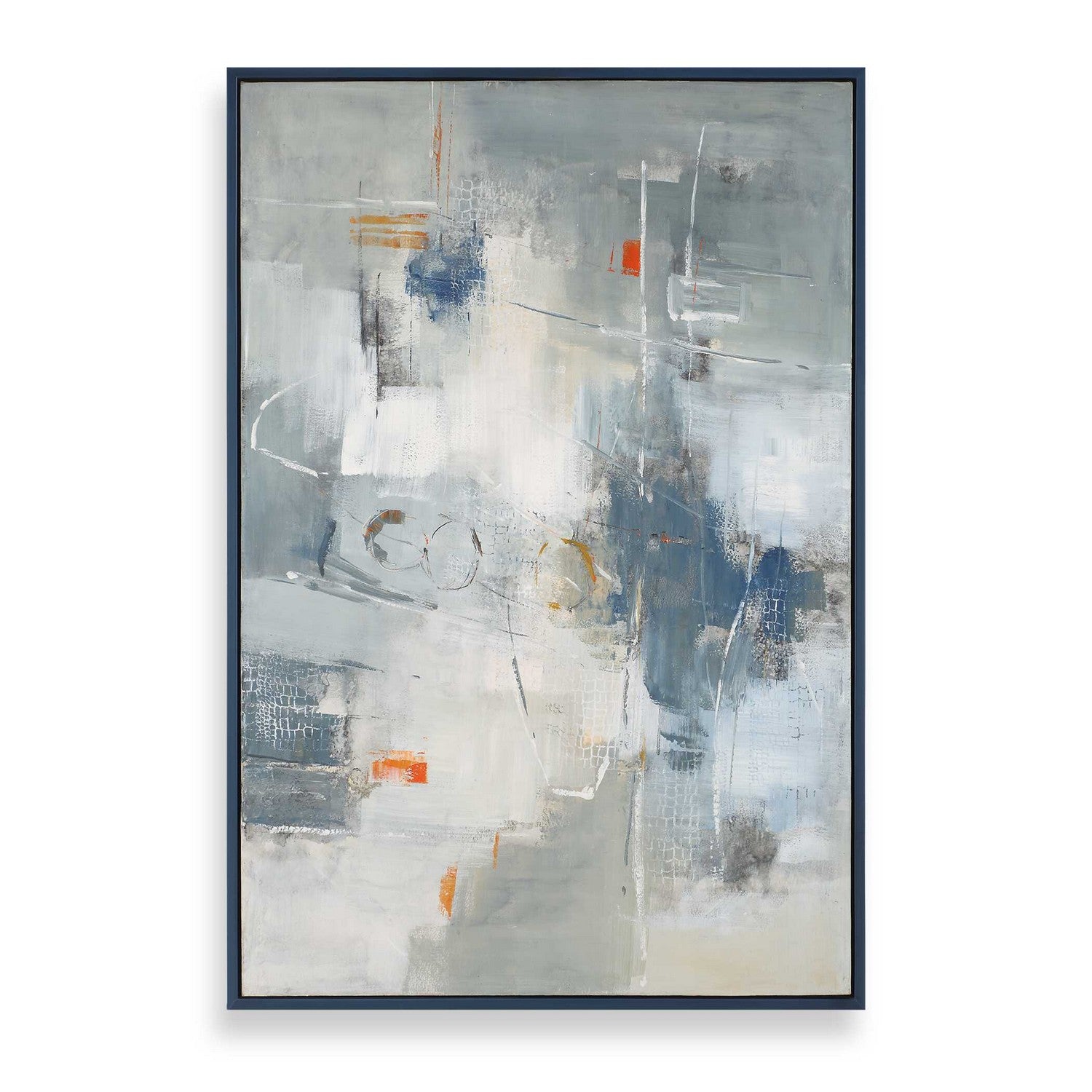 Uttermost - 32438 - Abstract Art - Blueprint - Dark Blue