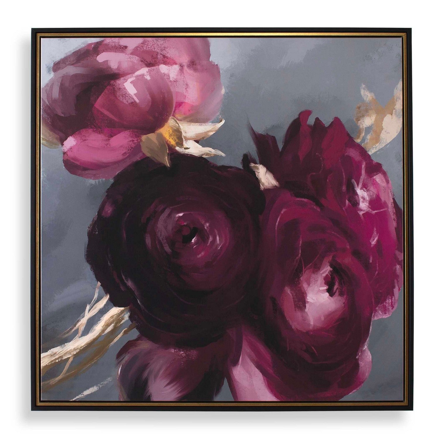Uttermost - 32481 - Tableau encadré - Ranculus prunier - Or
