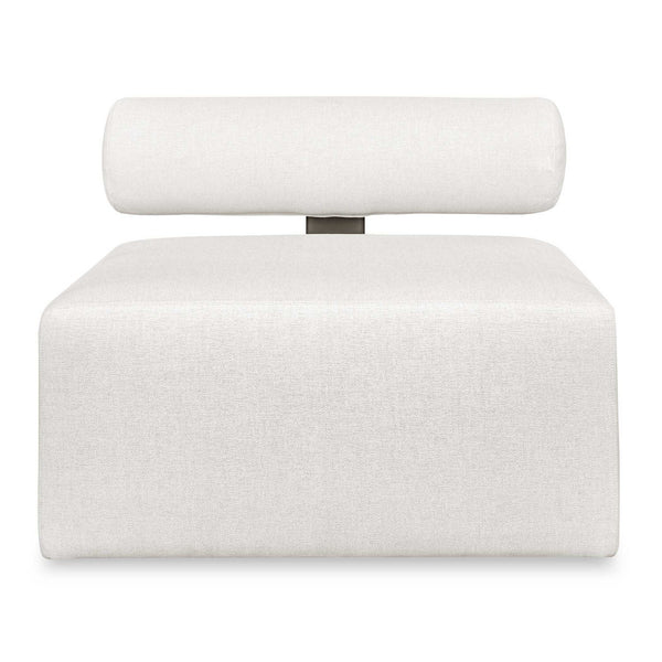 Bolster Back Outdoor Armless Sofa