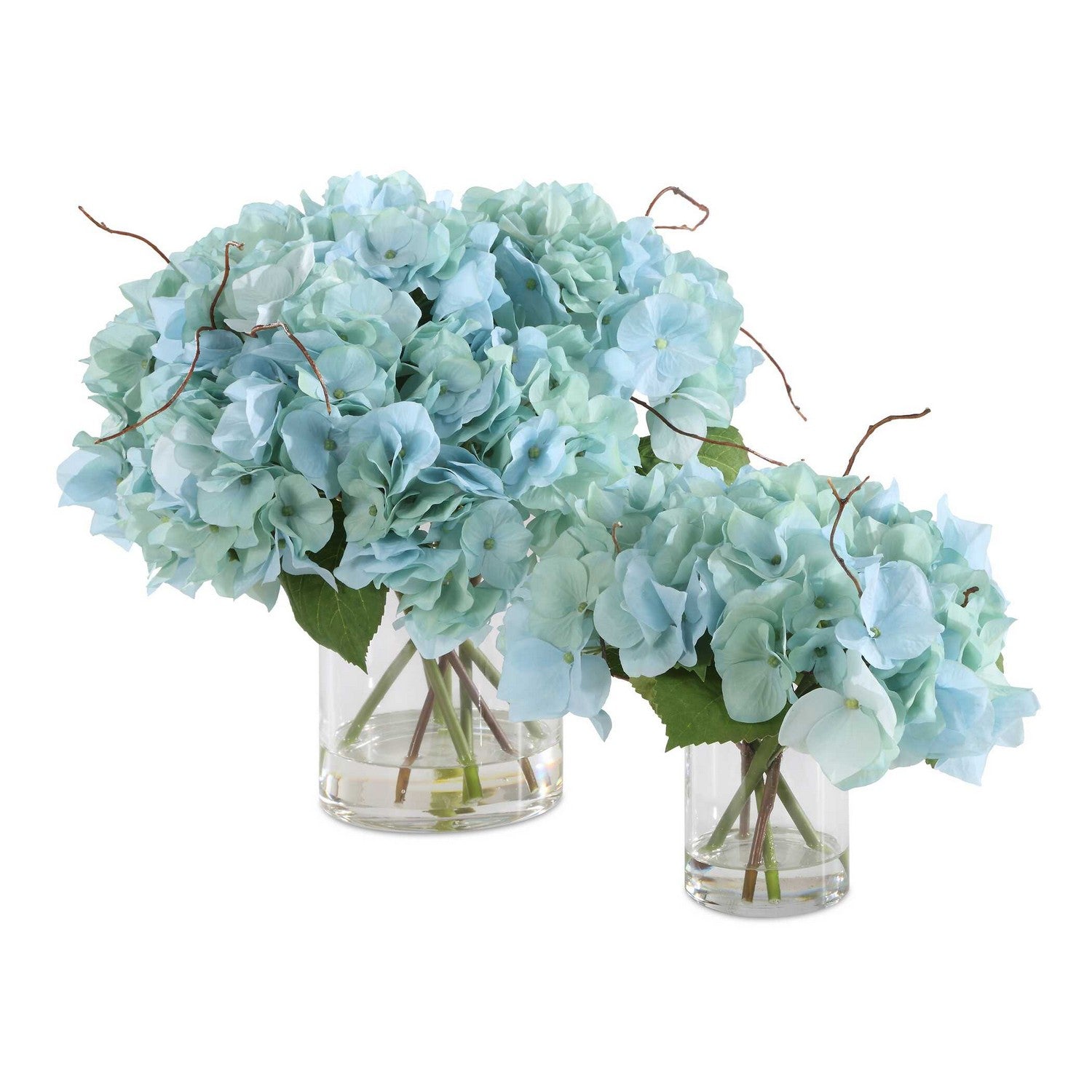 Uttermost - 60249 - Ensemble de 2 vases - Tranquille - Bleu