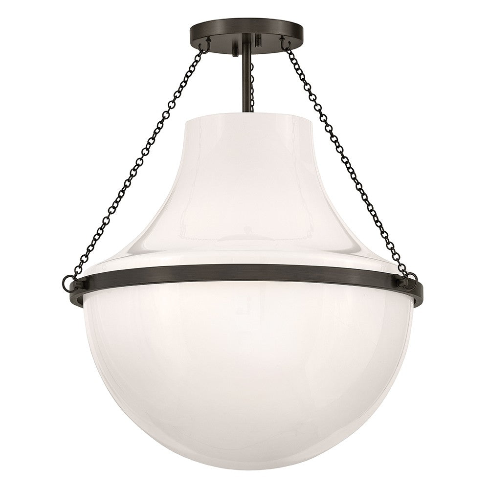 Hinkley Canada - 46893BX - LED Semi-Flush Mount - Collins - Black Oxide