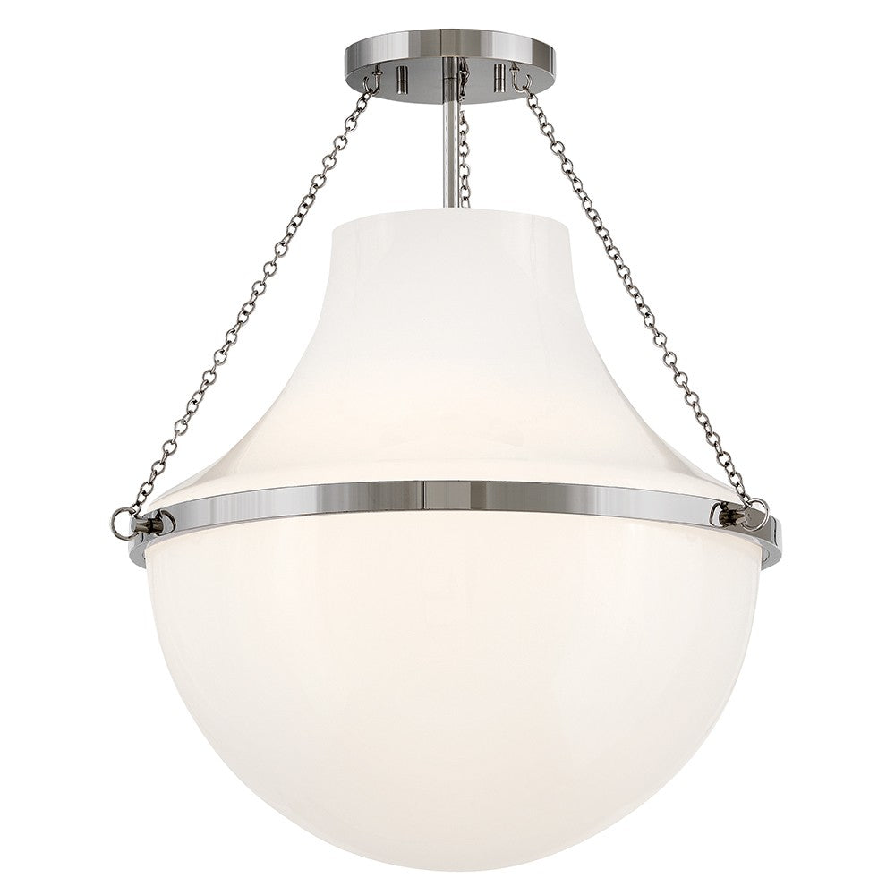 Hinkley Canada - 46893PN - LED Semi-Plafonnier - Collins - Nickel poli