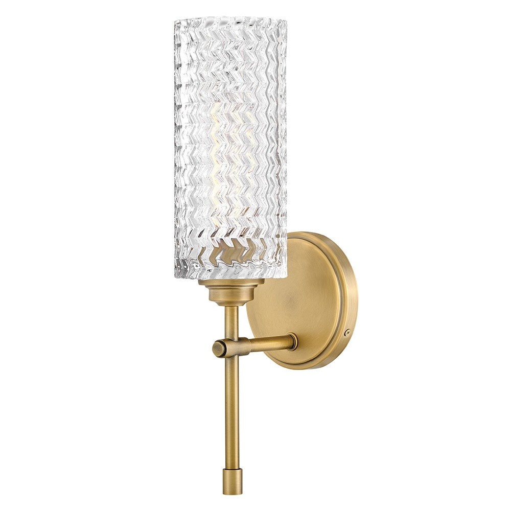 Hinkley Canada - 5045HB - LED Wall Sconce - Elle - Heritage Brass