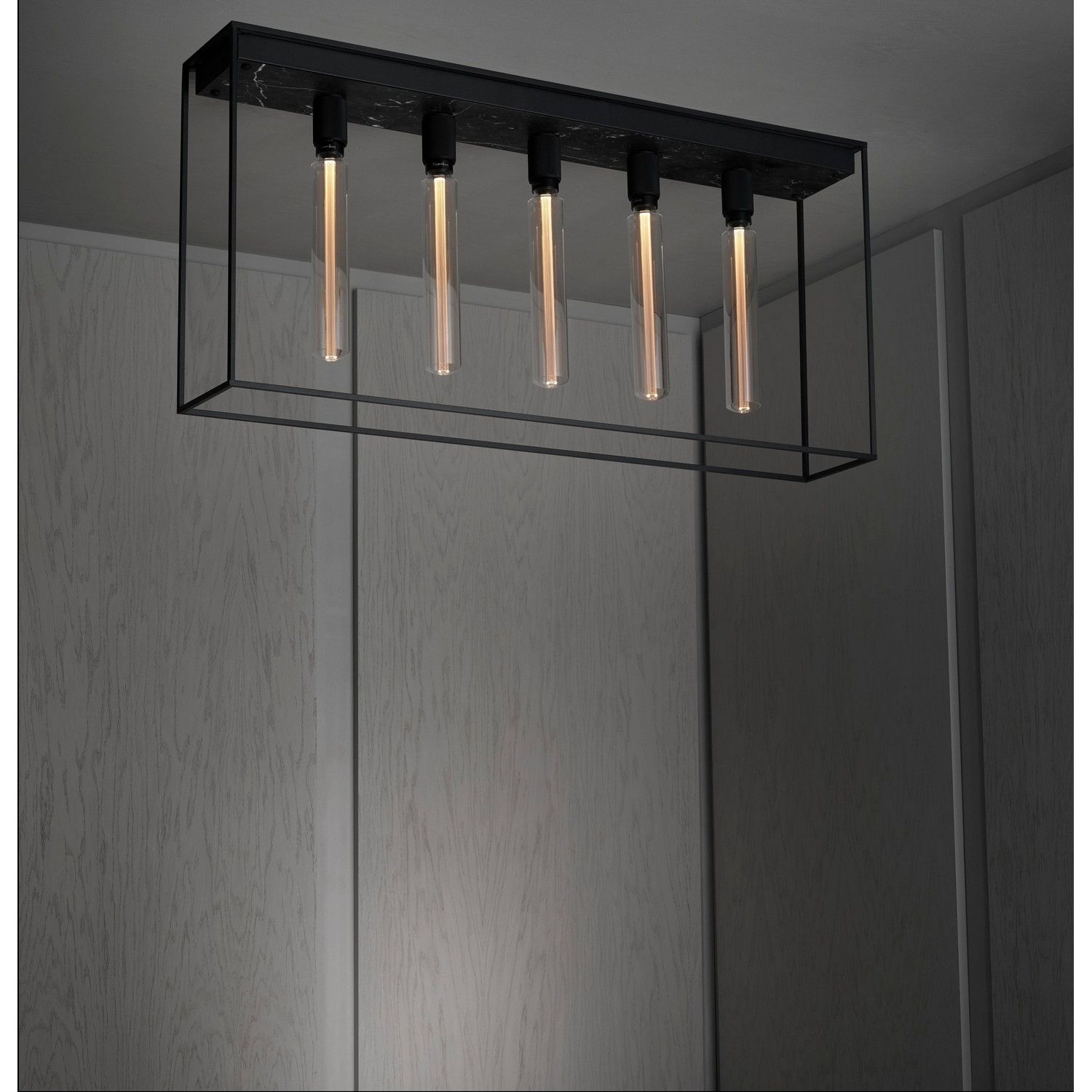 Buster + Punch - NCA-02285 - Five Light Ceiling Mount - Black Marble