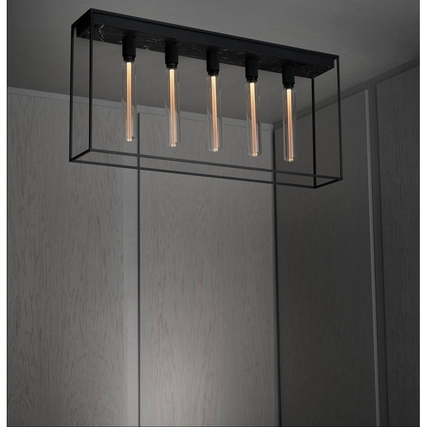 Linear Caged Ceiling Light / 5.0 / Cross