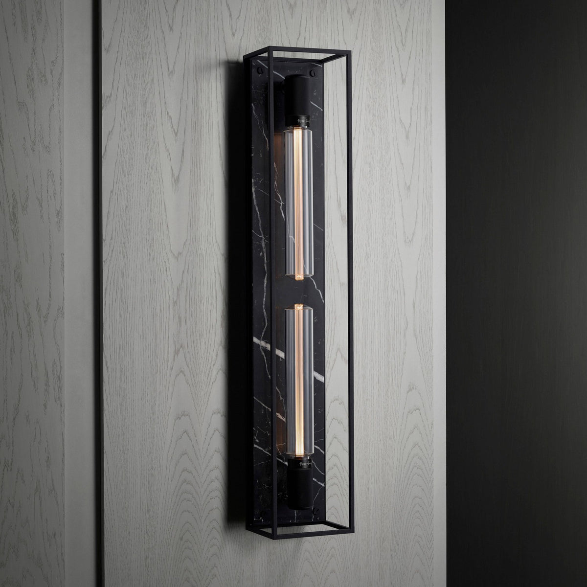 Buster + Punch - NCA-023401 - Two Light Wall Sconce - Black Marble