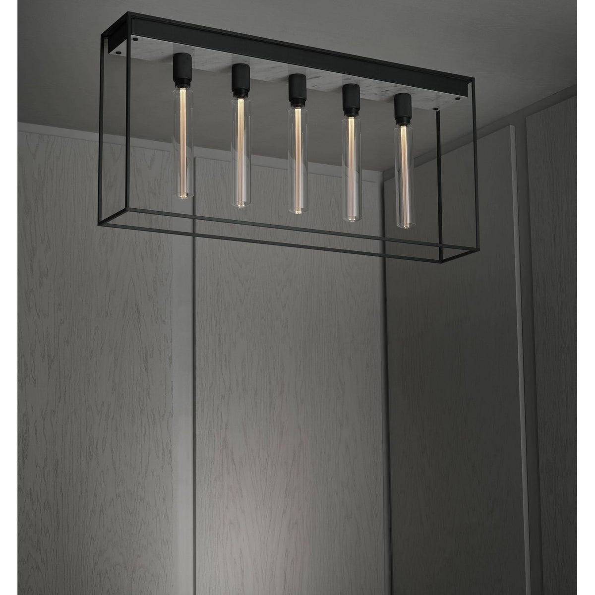 Buster + Punch - NCA-14284 - Plafonnier à cinq lampes - Marbre blanc