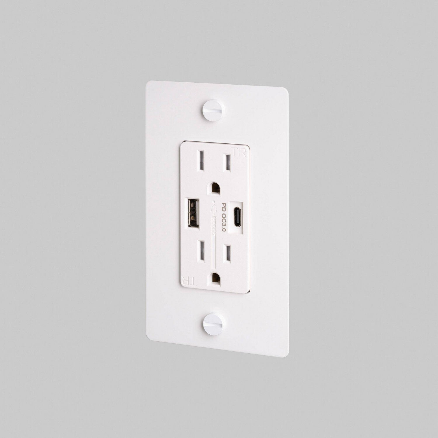 Buster + Punch - NSC-143815 - Duplex Outlet - White