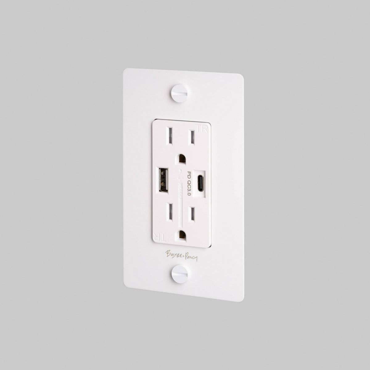 Buster + Punch - NSK-143413 - Duplex Outlet - White