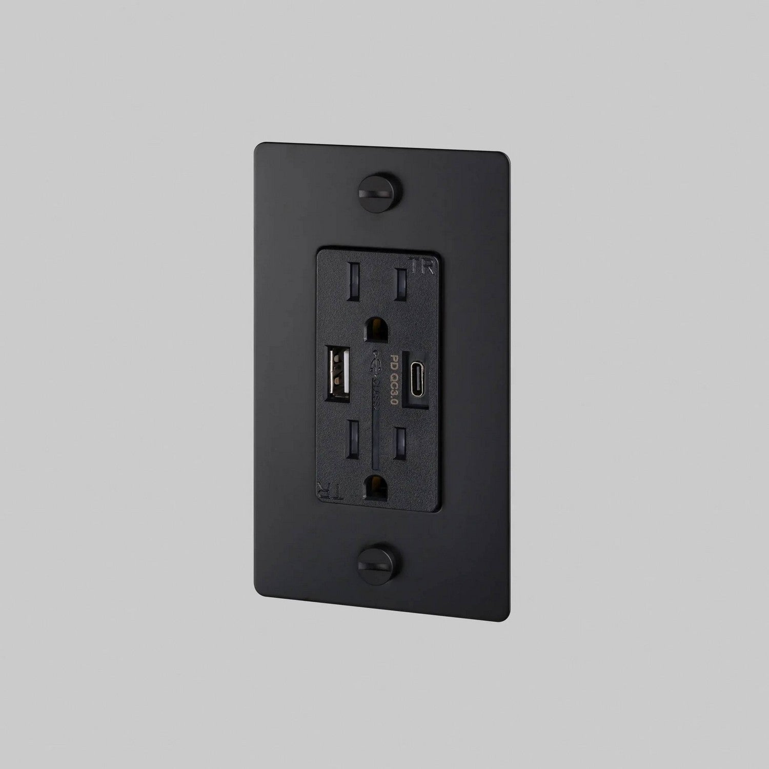 Buster + Punch - NSC-023811 - Duplex Outlet - Black