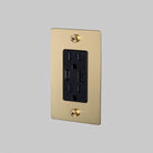 Buster + Punch - NSC-053812 - Prise double - Laiton