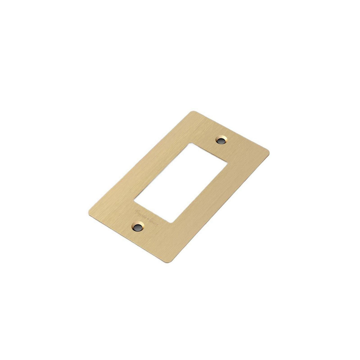 Buster + Punch - NPL-05289 - Wall Plate - Brass