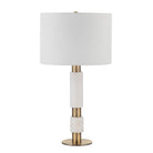 Renwil Canada - LPT1213 - LED Table Lamp - Pirot - Honed White Antique Brushed Brass