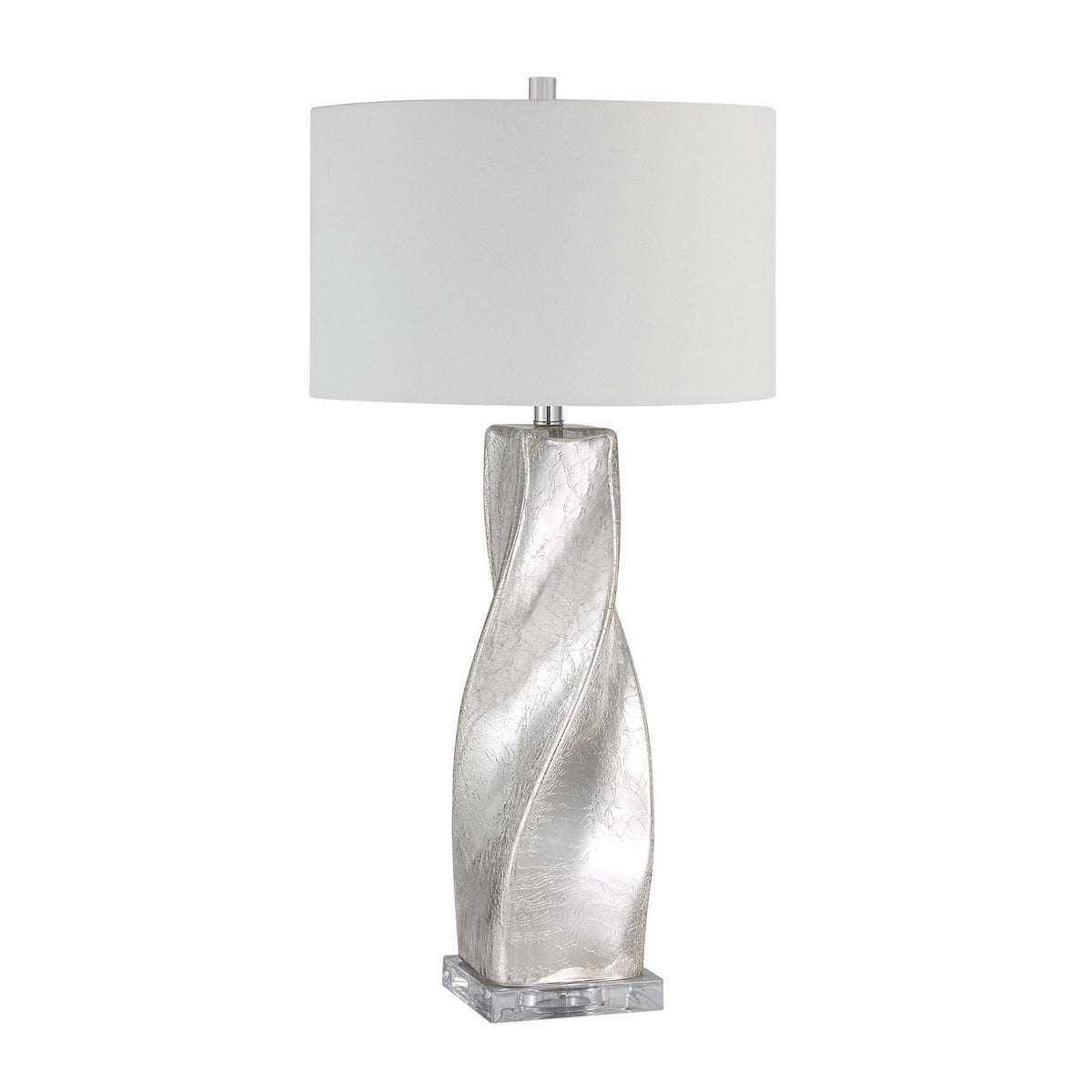 Renwil Canada - LPT1336 - One Light Table Lamp - Lyons - Crackled Mercury Silver
