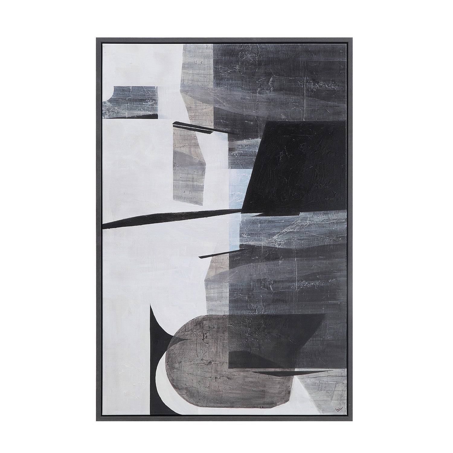 Renwil Canada - OL2141 - Canvas Art - Elliott - Charcoal Black