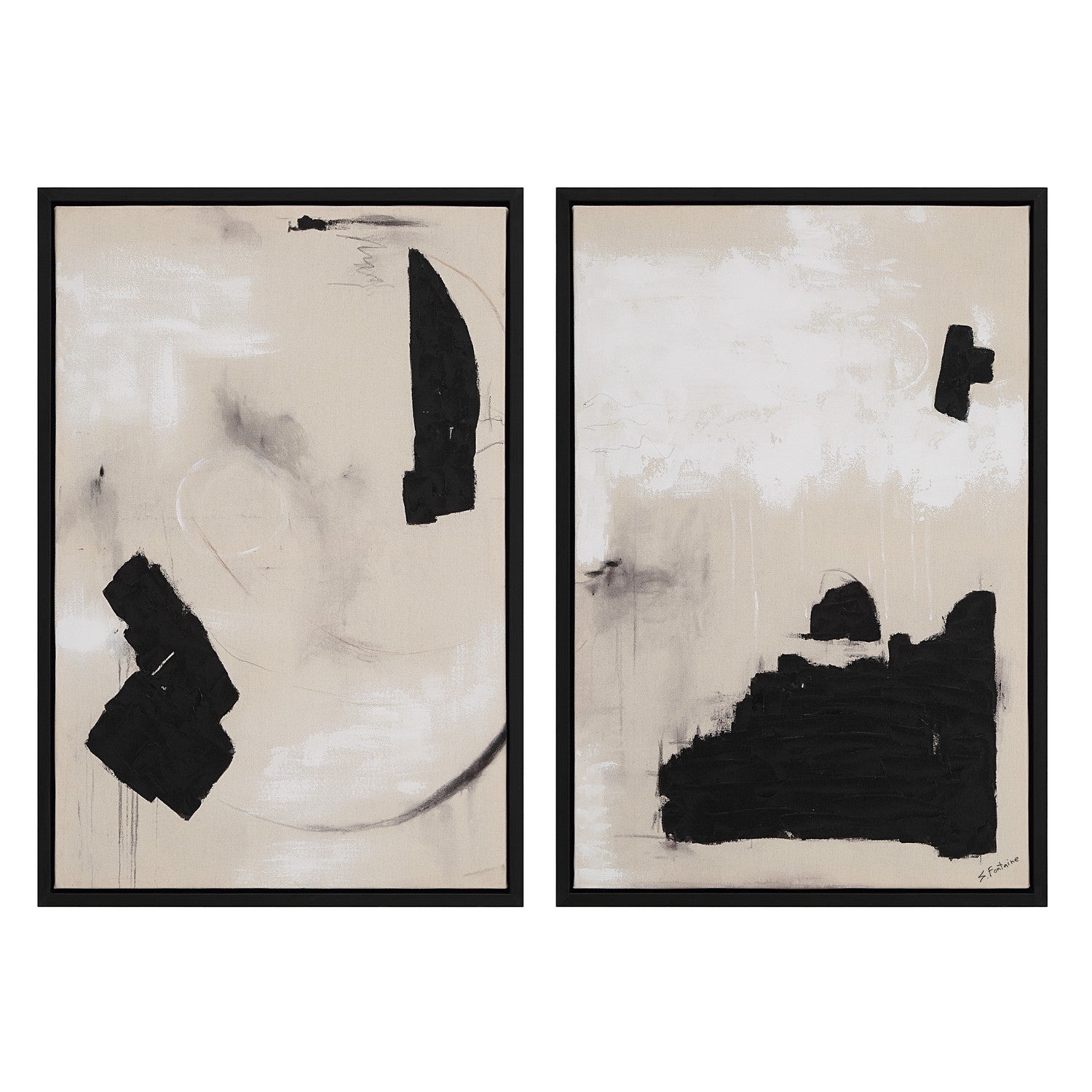 Renwil Canada - OL2146 - Canvas Art - Asia - Painted Black