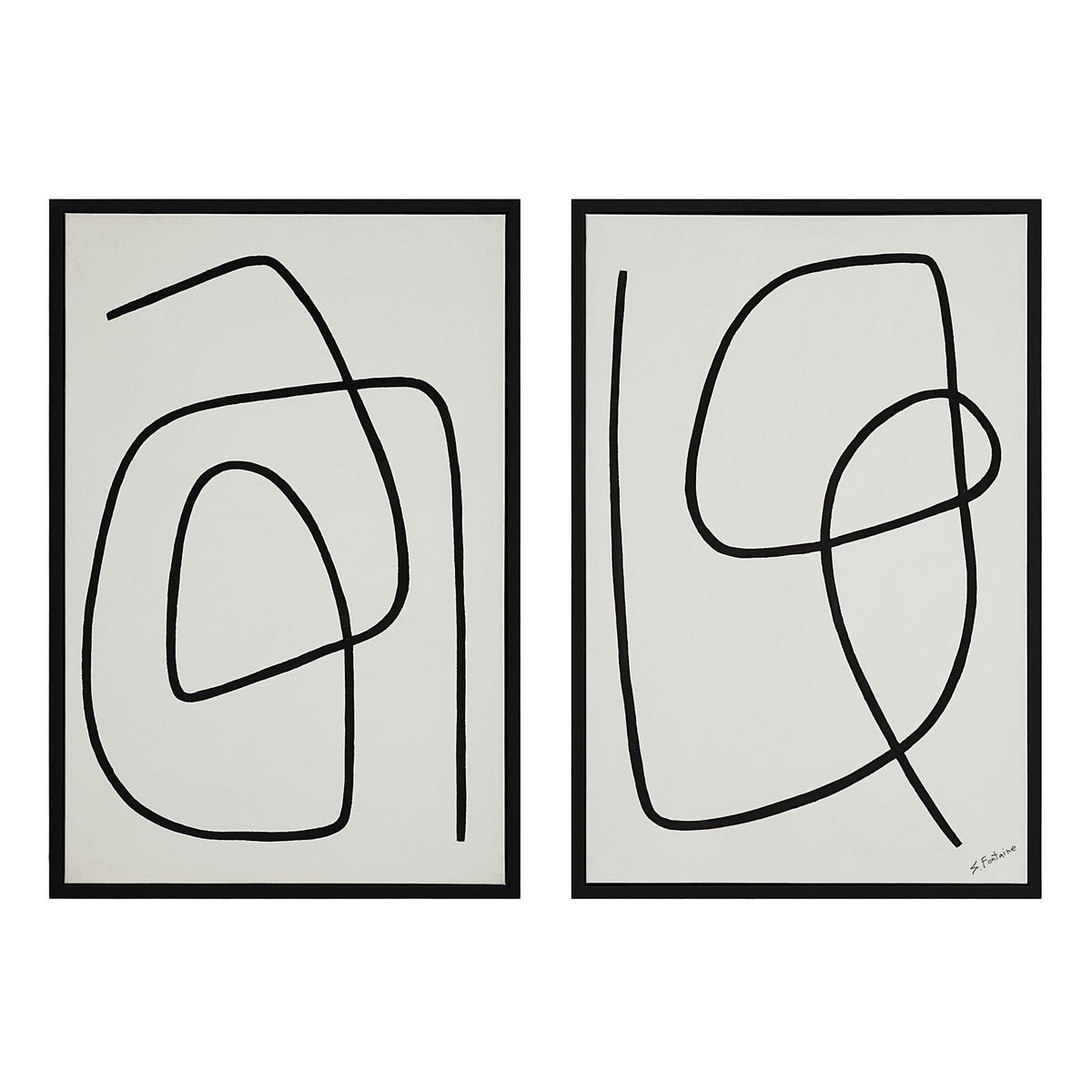 Renwil Canada - OL2149 - Canvas Art - Moreau - Painted Black