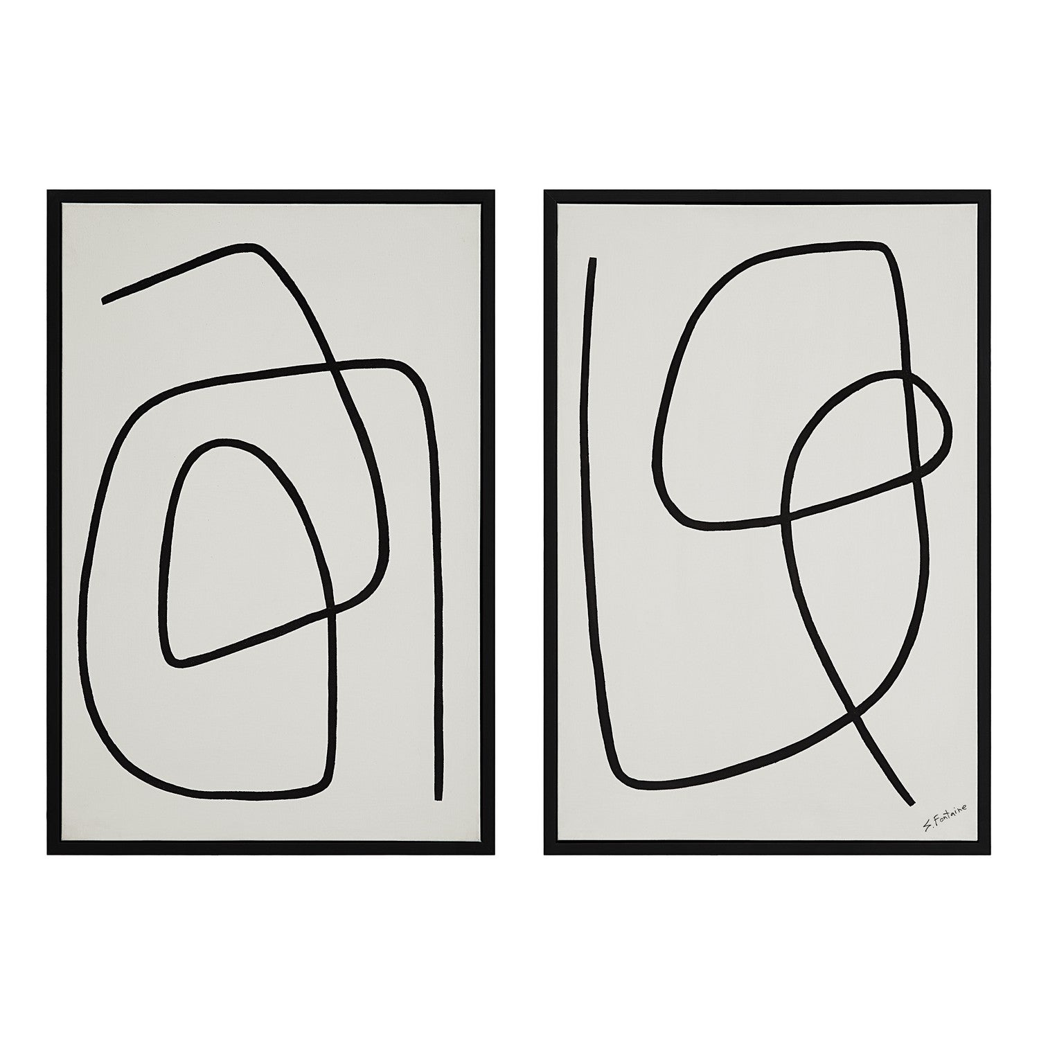 Renwil Canada - OL2149 - Canvas Art - Moreau - Painted Black