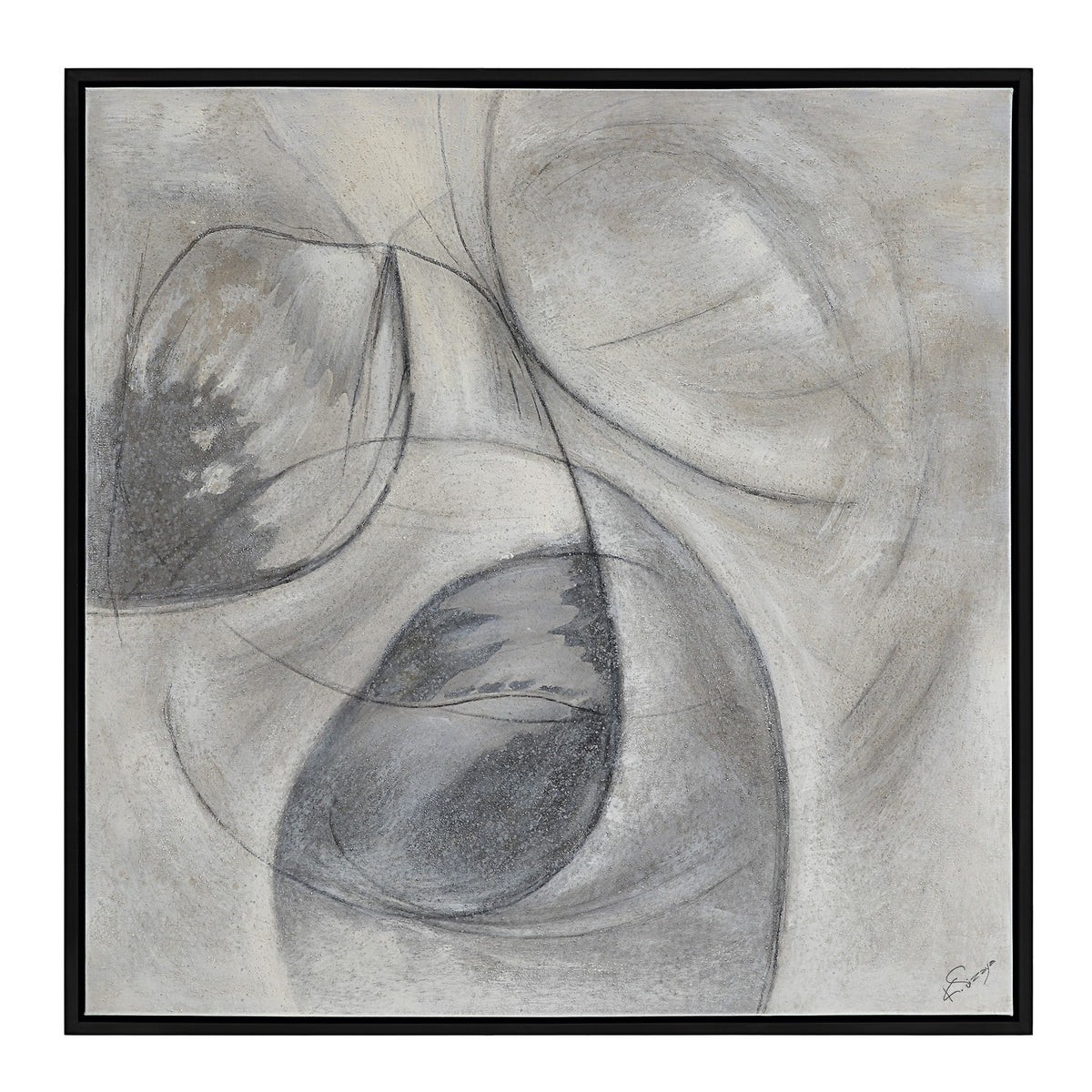 Renwil Canada - OL2155 - Canvas Art - Webb - Painted Black