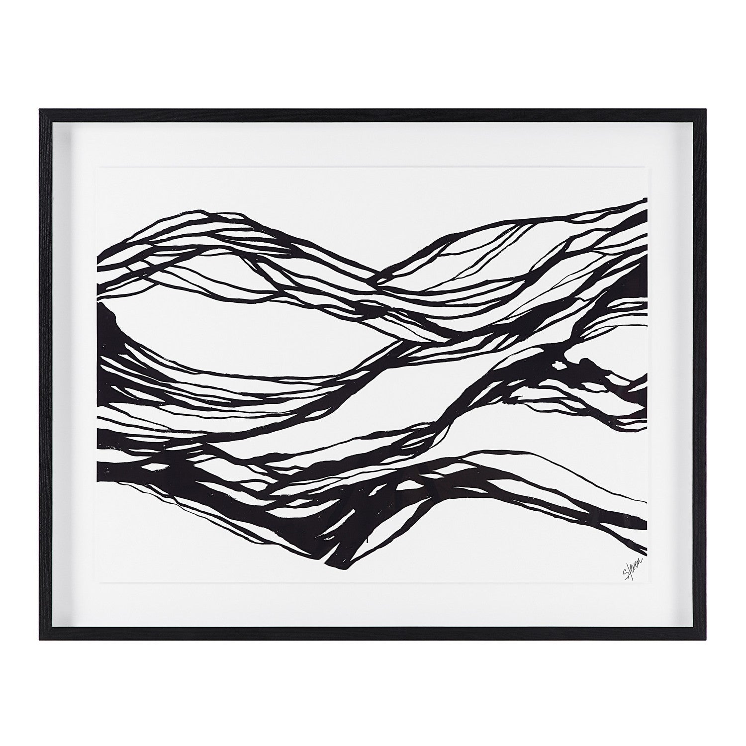 Renwil Canada - PA0037 - Canvas Art - Mica - Painted Black