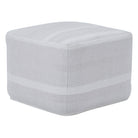 Renwil Canada - PF046 - Pouf - Renaud - Light Grey/ Ivory