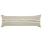 Renwil Canada - PWFL1438 - Pillow - Felipe - Natural/ White & Dark Brown Stripe