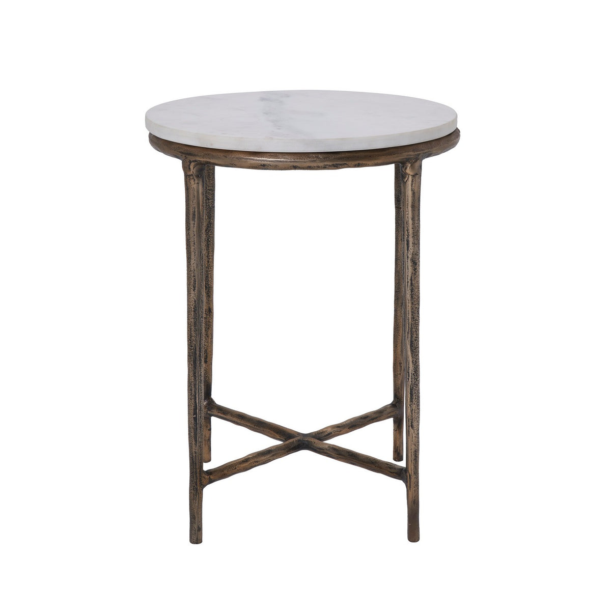 Renwil Canada - TA486 - Side Table - Pearson - Antique Brass