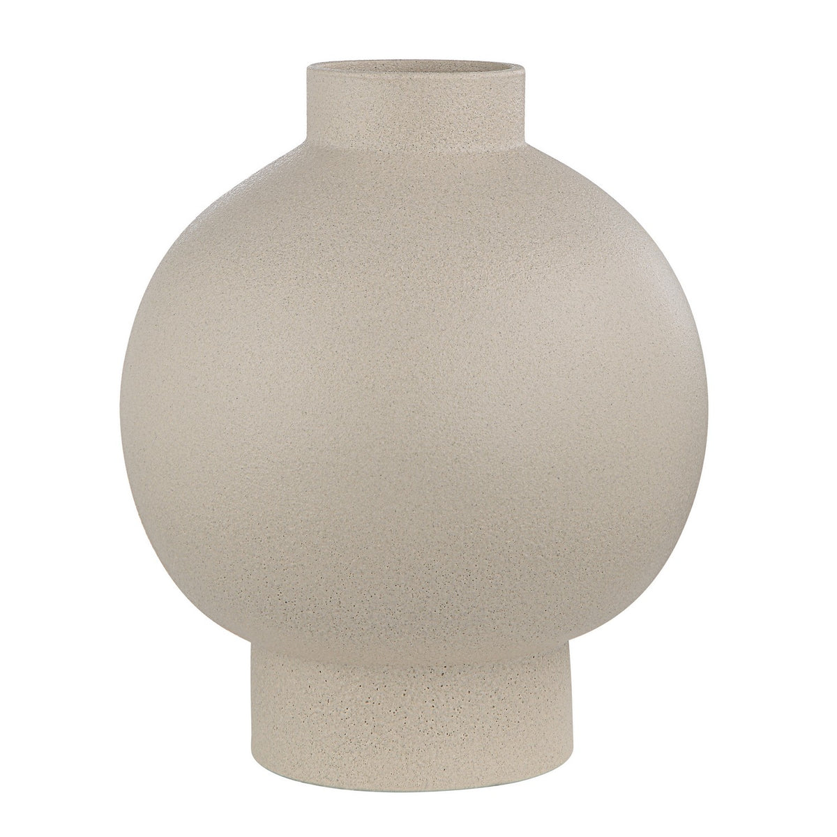 Renwil Canada - VAS259 - Vase - Lamoureux - Textured Matte Ivory