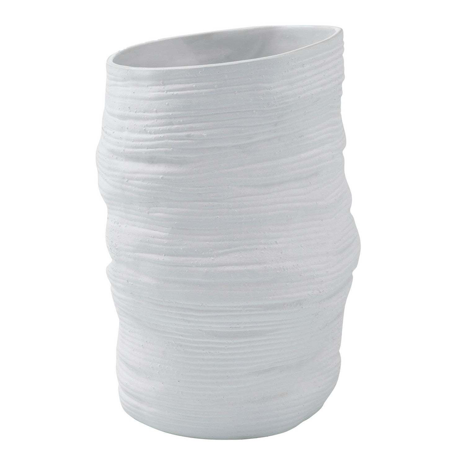 Renwil Canada - VAS272 - Planter - Azures - Textured Matte Off-White