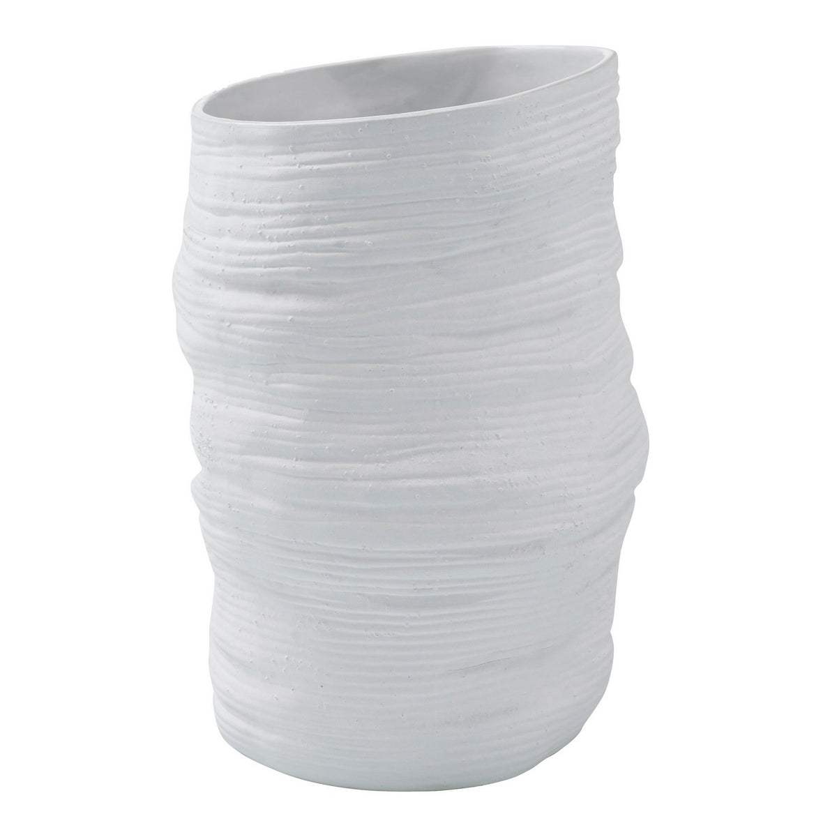 Renwil Canada - VAS272 - Planter - Azures - Textured Matte Off-White